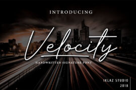 Velocity – DEMO Font