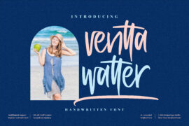 ventta watter Font Family