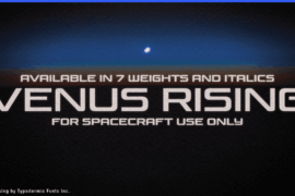 Venus Rising Font