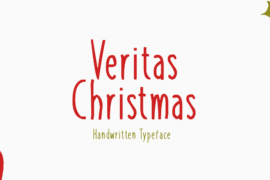 Veritas Christmas Font