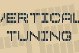 Vertical Tuning Font