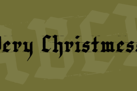 Very Christmess Font