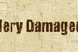 Very Damaged Font