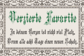 Verzierte Favorite Font