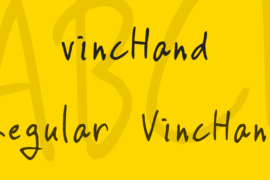 vincHand Font Family
