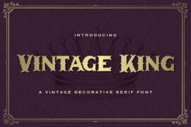 Vintage King Font
