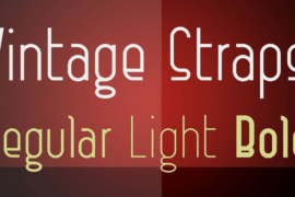 Vintage Straps Font Family