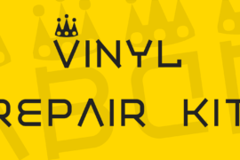 Vinyl repair kit Font