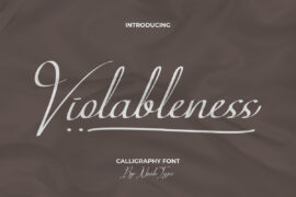 Violableness Demo Font