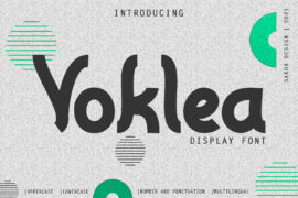 Voklea – Personal Use Font
