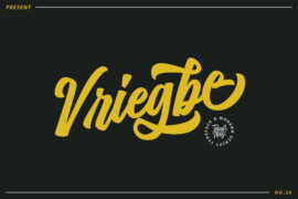 Vriegbe Script Font