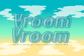 Vroom Vroom Demo Font