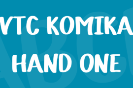 VTC Komika Hand One Font
