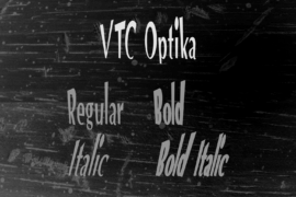 VTC Optika Font Family