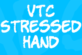 VTC Stressed Hand Font