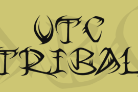 VTC Tribal Font
