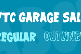 VTC Garage Sale Font Family