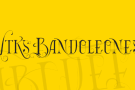 Vtks Bandoleones Font