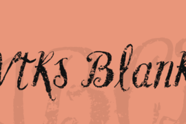Vtks Blank Font