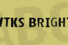 VTKS BRIGHT Font