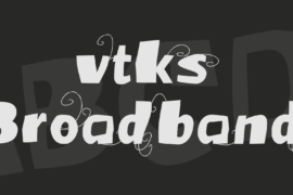 vtks Broadband Font