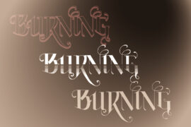 Vtks Burning Font