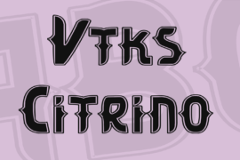 Vtks Citrino Font
