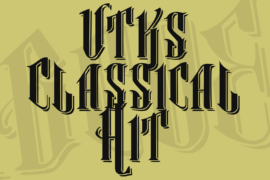 Vtks Classical Hit Font