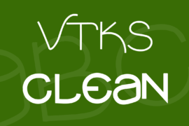 VTKS clean Font