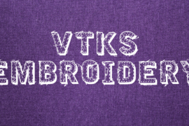 VTKS EMBROIDERY Font