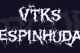Vtks espinhuda Font