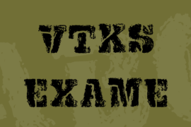 VTKS EXAME Font