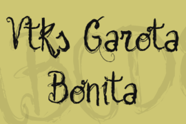 Vtks Garota Bonita Font