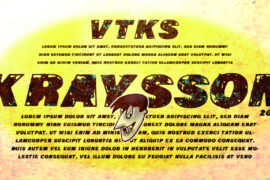 VTKS KRAYSSON Font