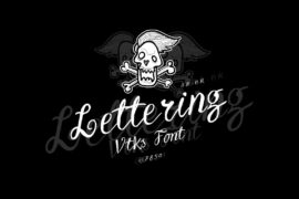 Vtks Lettering Font