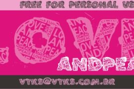 VTKS LOVEANDPEACE Font