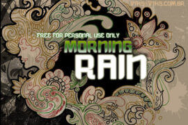 vtks morning rain Font Family
