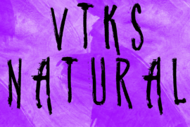 vtks natural Font