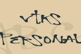 Vtks Personal Font