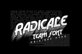 Vtks Radicale v2 Font