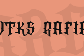 VTKS Rafia Font