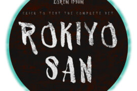 VTKS ROKIYOSAN Font