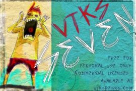 vtks seven Font