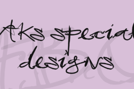 vtks special designs Font