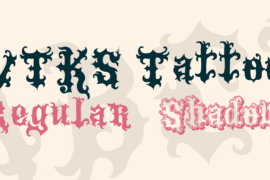 VTKS Tattoo Font Family