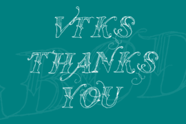 Vtks Thanks You Font