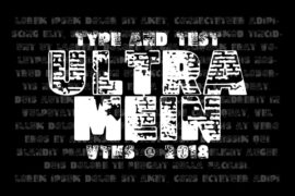 Vtks Ultramein Font