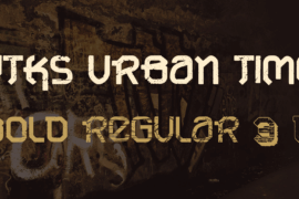 VTKS URBAN TIME Font Family