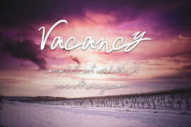 Vtks Vacancy Font