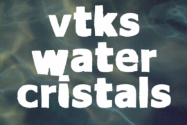 vtks Water cristals Font